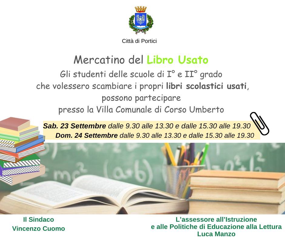 Mercatino libri di testo usati